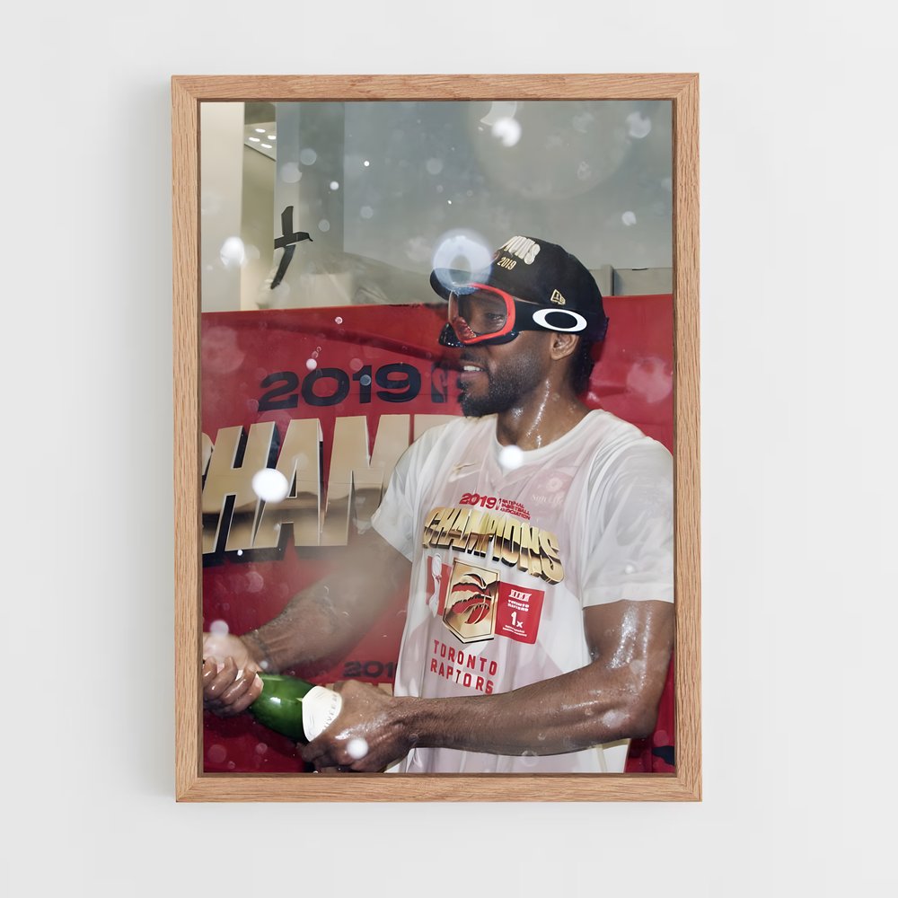 Poster Kawhi en Action – affiche Basketball (vue 4)